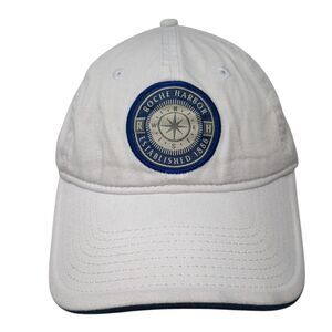 Roche Harbor Est. 1886 Slideback Hat White One Size Adjustable Embroidered Gear